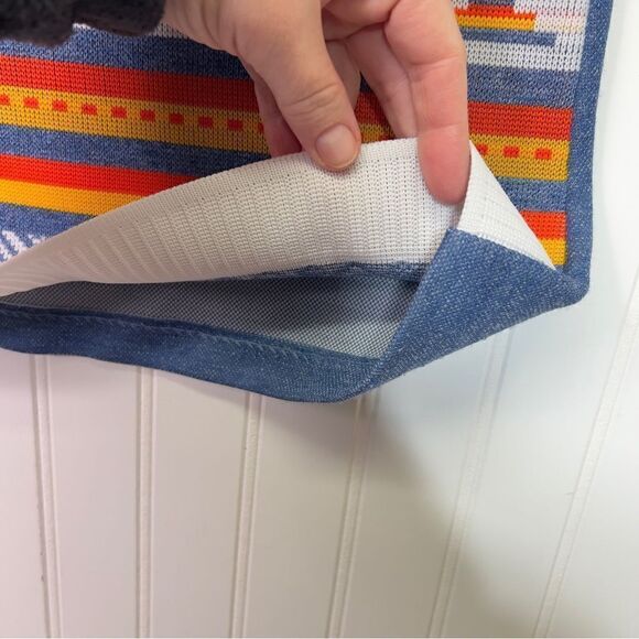 ✌🏼️🕊️☮️Vintage 60/70s style polyester vest size 18 W L - Picture 8 of 10